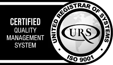 ISO 9001 Certified Quality Management System