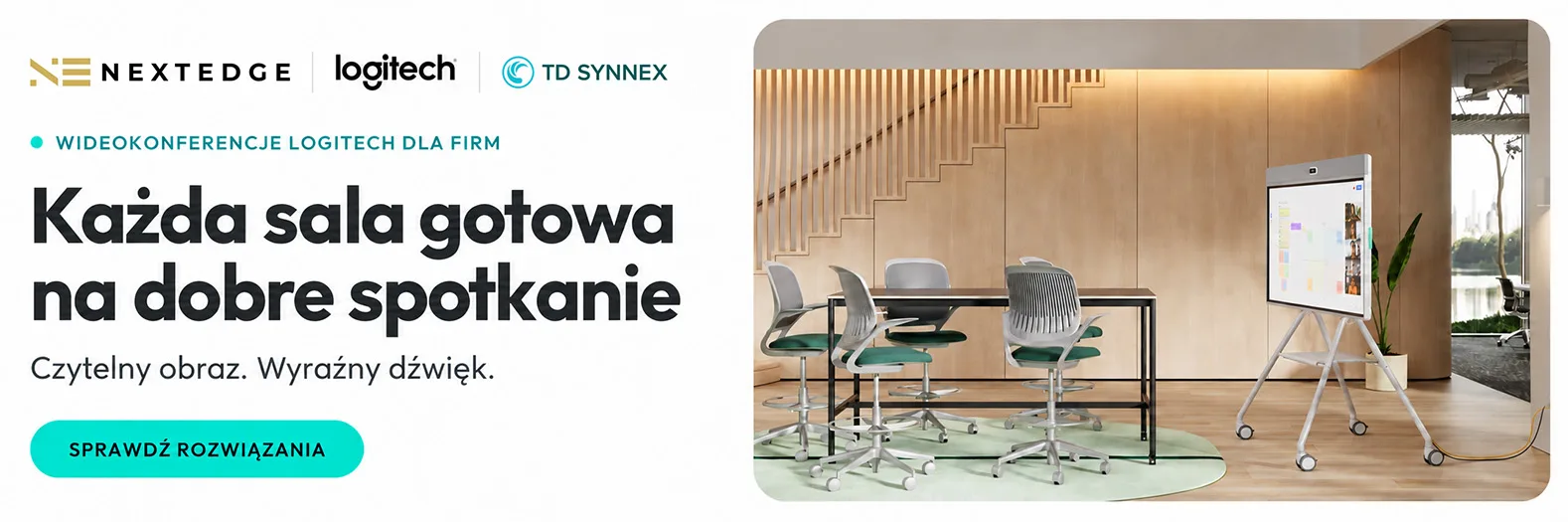 Wideokonferencje Logitech dla firm